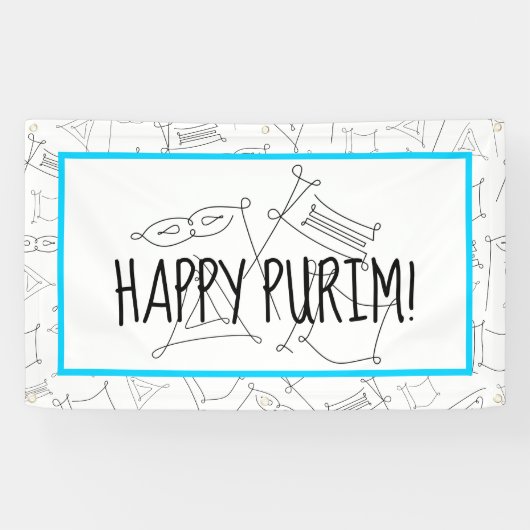Banderoles Purim (Horizontal)
