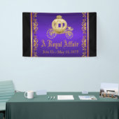 Banderoles Purple Gold Royal Carriage (Salon professionnel)