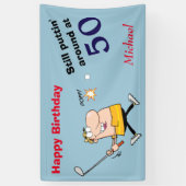 Banderoles Puttin' Environ 50 Golf Anniversaire (Vertical)