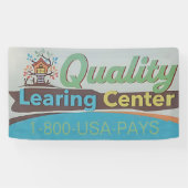 Banderoles Quality Learing Center (Horizontal)