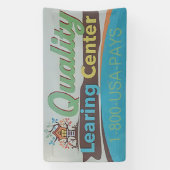 Banderoles Quality Learing Center (Verticale)