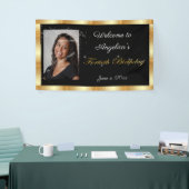 Banderoles Quarantième Anniversaire, Paillettes Dorées, Étinc (Salon professionnel)