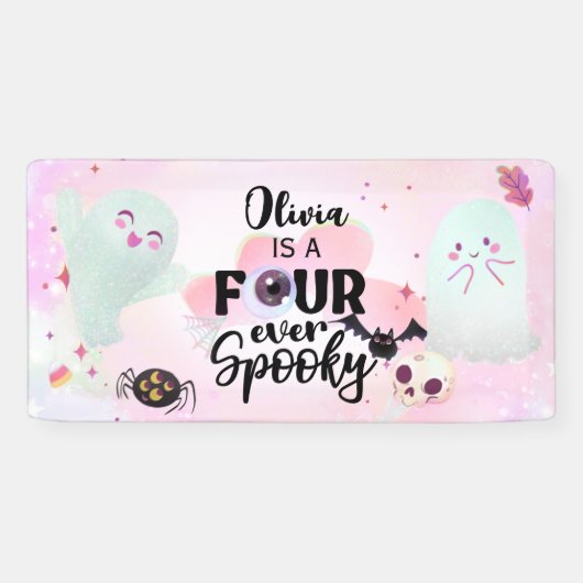 Banderoles quatre fois éffrayant (Horizontal)