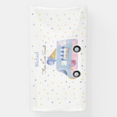 Banderoles Quatre jamais douce glace camion à quatre ans (Verticale)