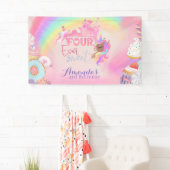 Banderoles quatre jamais doux (En situation)