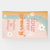 Banderoles Quatre Jours Super de marguerite blanche fille 4e (Horizontal)