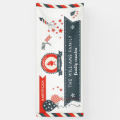 Banderoles Quatrième des feux d'artifice américains (Vertical)