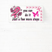 Banderoles quelques étapes survivant du cancer du sein banniè (Insitu)