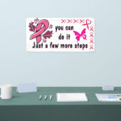 Banderoles quelques étapes survivant du cancer du sein banniè (Salon professionnel)