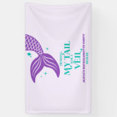 Banderoles Queue de commerce pour Veil Mermaid Bachelorette P (Vertical)