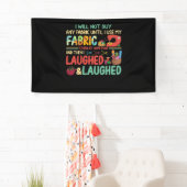 Banderoles Quilting Sewing Sayings Fabric Stash Home Laughé (En situation)