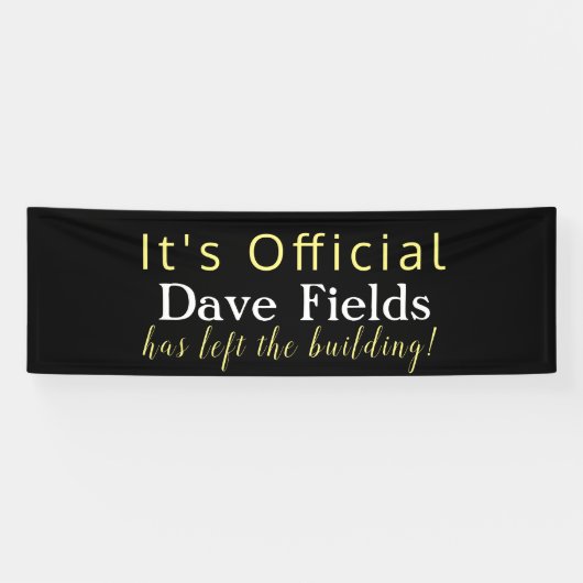 Banderoles Quitte la retraite du bâtiment (Horizontal)