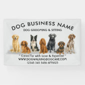 Banderoles Races adorables de chiots (Horizontal)