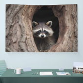 Banderoles Racon dans la grotte des arbres (Salon professionnel)