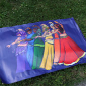 Banderoles Rainbow Belly Dancer Art Belly Dance Troupe