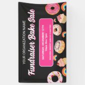 Banderoles Rainbow Donut Cake PInk collecte de fonds Vente de (Vertical)