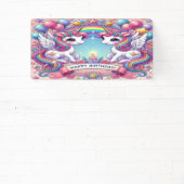 Banderoles Rainbow Royalty Unicorns (Insitu)