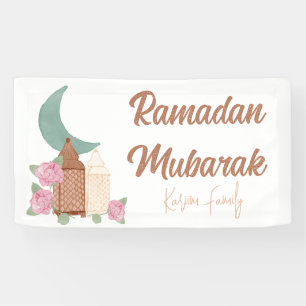 Banderoles Ramadan Moubarak Décor sur mesure Nom de la décora