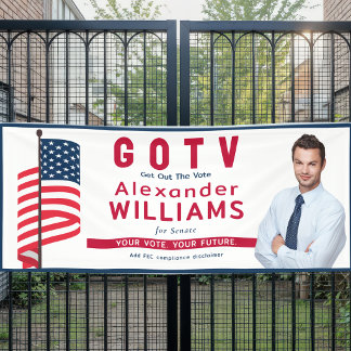 Banderoles Rassemblement personnalisé républicain GOTV de cam