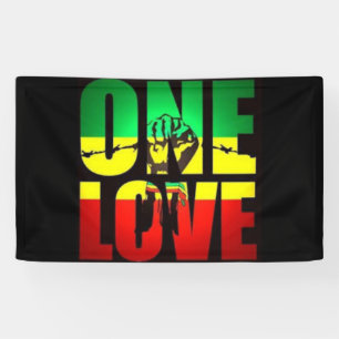 Banderoles Rasta One Love T-Shirt Carte Postale Coffee Mug Se