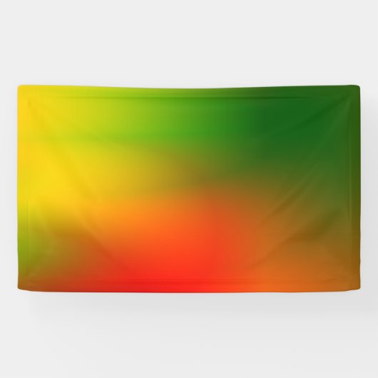 Banderoles Rasta Splash de couleur (Horizontal)