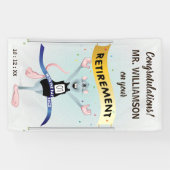 Banderoles Rat Race Drôle Retraite (Horizontal)