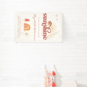 Banderoles Ray of Sunshine | Baby shower Boho (Insitu)