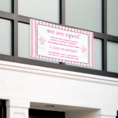 Banderoles Rayé Élégant (Bâtiment extérieur)