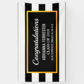 Banderoles Rayures licenciées de blanc de noir de (Vertical)