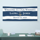 Banderoles Réception de mariage d'Ancres nautiques (Salon professionnel)