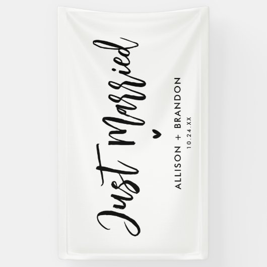 Banderoles Réception Mariée Moderne (Vertical)