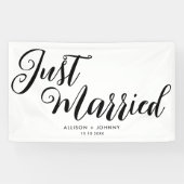 Banderoles Réception Mariée Moderne Simple (Horizontal)