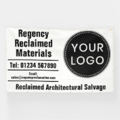 Banderoles Reclaimed Materials Architectural Salvage & Logo (Horizontal)