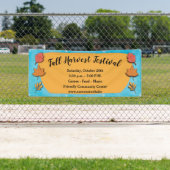 Banderoles Récolte de feuilles d'automne moderne (En situation)