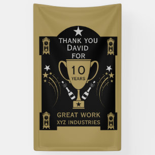 Banderoles Reconnaissance du service de longue durée