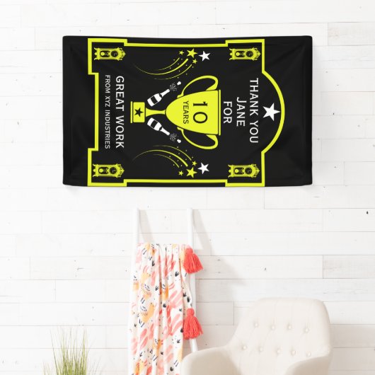 Banderoles Reconnaissance du service de longue durée (En situation)