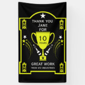 Banderoles Reconnaissance du service de longue durée (Vertical)