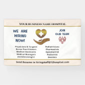 Banderoles Recruter maintenant Aide Employés Recherchés Perso (Horizontal)