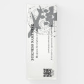 Banderoles Rectangle de code QR Boutique d'affaires intérieur (Verticale)