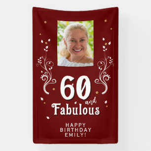 Banderoles Red 60 et Fabulous Foliage 60e anniversaire Photo