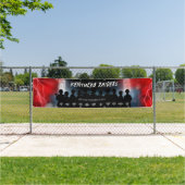 Banderoles Red Baseball Softball Dugout Banner (Insitu)