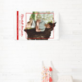 Banderoles Red Edgy Abstrait Torn Photo Graduation (Insitu)