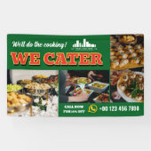 Banderoles Red Green We Cater Restauration Promo Logo 3 Photo (Horizontal)