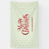 Banderoles Red Joyeux Noël Typographie Festive Police (Vertical)