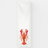 Banderoles Red polygonal lobster (Vertical)