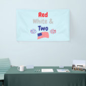 Banderoles Red, White et Deux Birthday (Salon professionnel)
