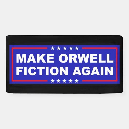 Banderoles Refaire D'Orwell De La Fiction (Horizontal)