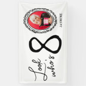 Banderoles Regardez qui est 80e photo anniversaire (Vertical)