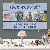 Banderoles Regardez qui est n'importe quel âge 4 Photo Blue A