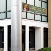 Banderoles Religieux Saint Antoine de Padoue Bébé Jésus dehor (Bâtiment extérieur)